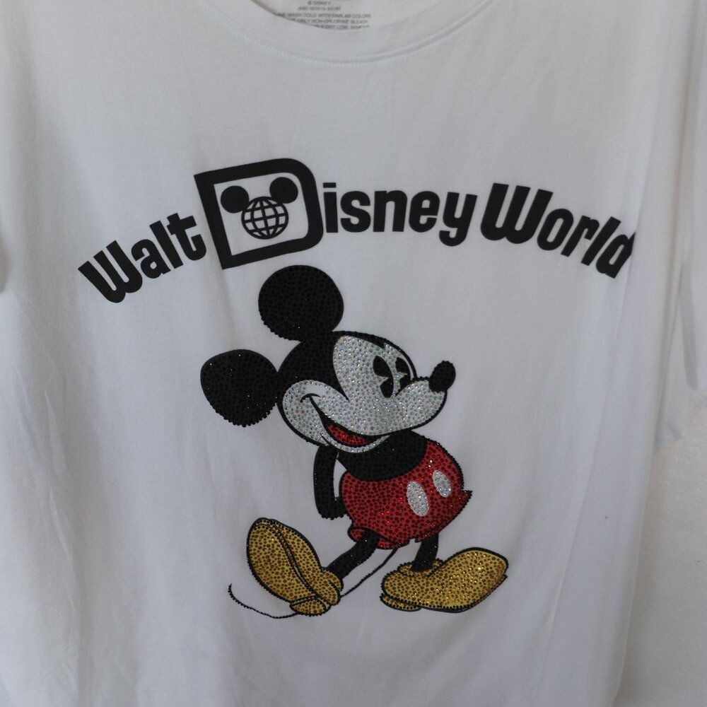 Disney (Walt Disney World) sparkly Mickey Mouse short sleeve t-shirt, 3X